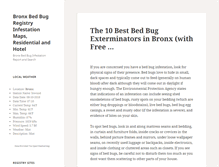 Tablet Screenshot of bronxbedbugregistry.com